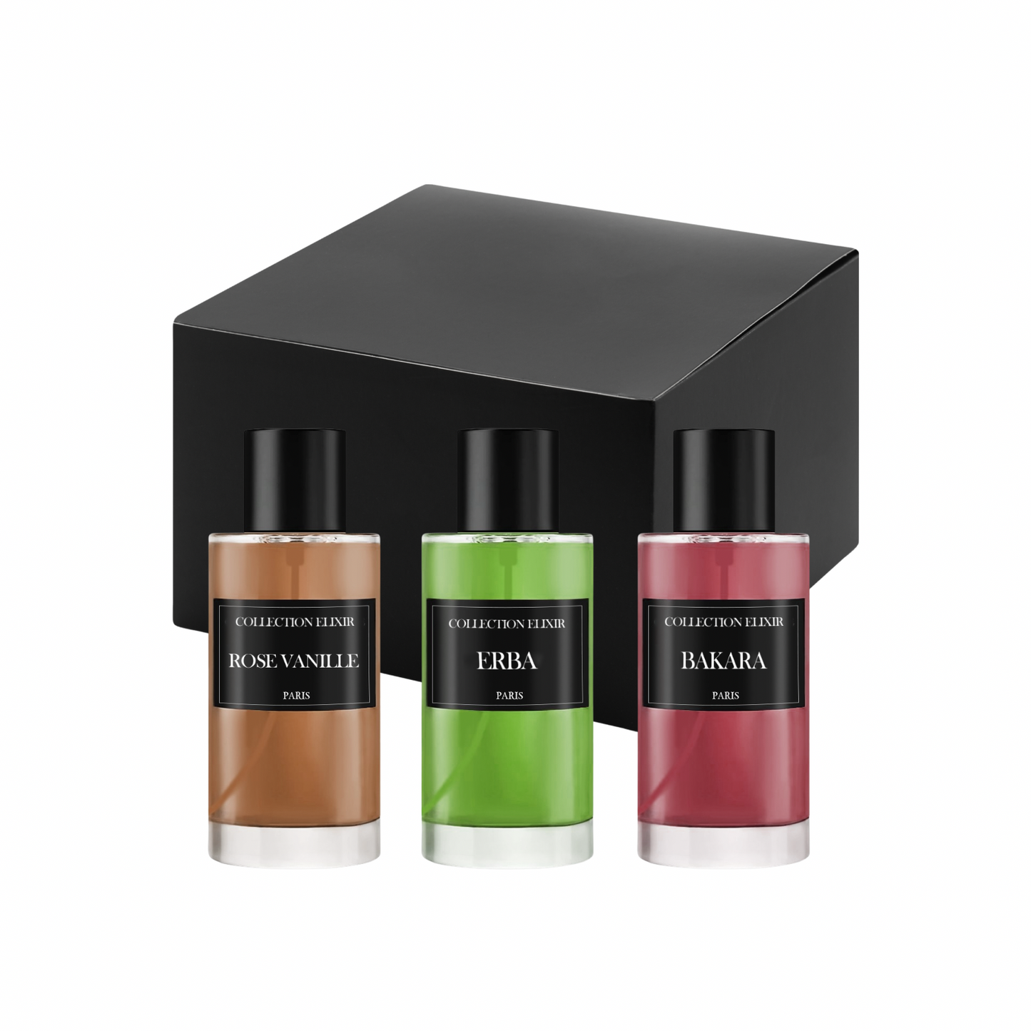 LOT DE 3 PARFUMS - Collection Élixir 6,66€/l'u